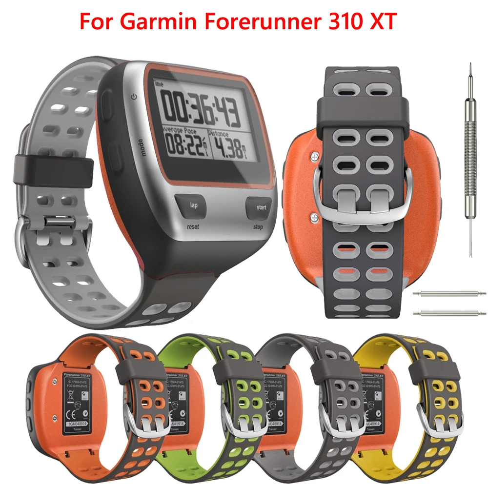 

Smart Watchband Bracelet For Garmin Forerunner 310XT Sport Silicone Accessories Wrist Straps Forerunner 310 XT Wristband Correa