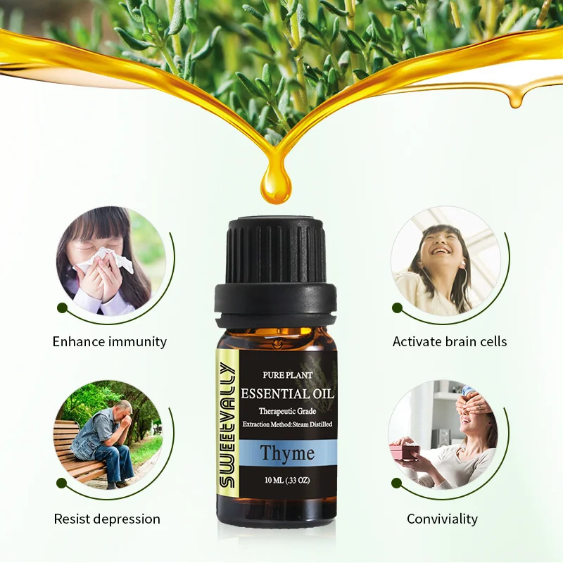 Эфирное масло 10 мл Чабрец памятное эфирное противоударное для депрессии