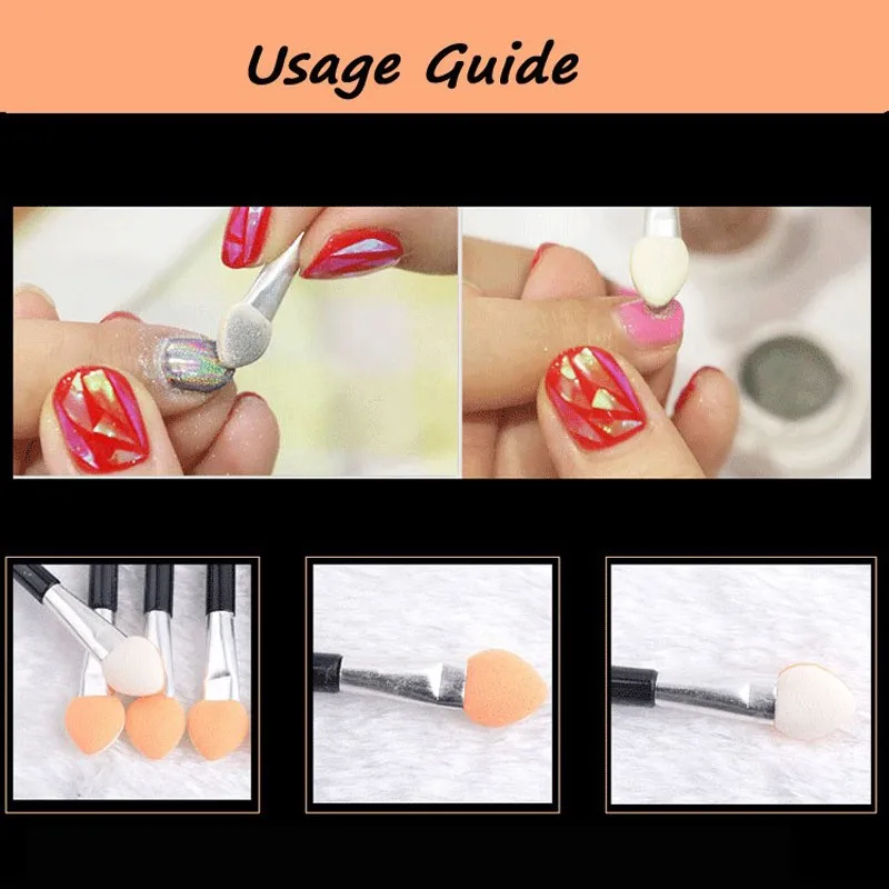 10 цветов аппликатор для теней профессиональная губка двухсторонние