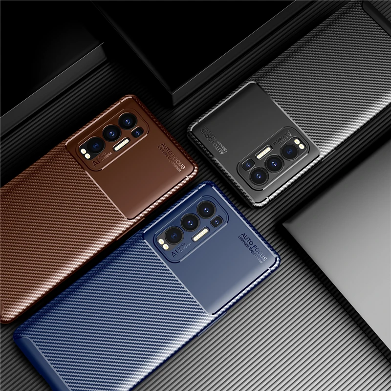 for oppo find x3 neo case bumper silicone anti knock carbon fiber cover for oppo find x3 neo case for oppo find x3 neo 6 55 inch free global shipping