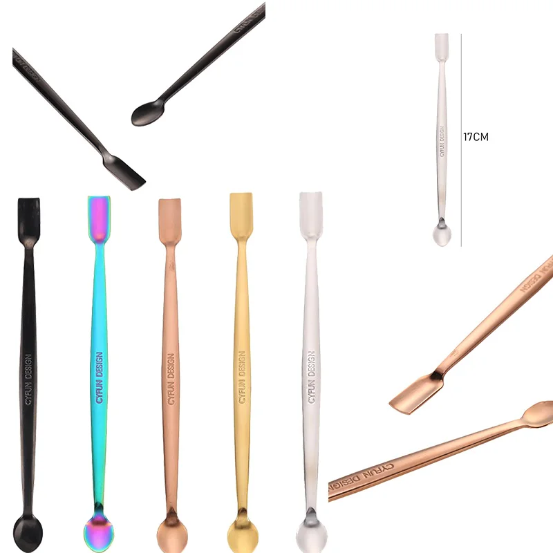 

1 or 2 Pcs Stainless Steel Craft Spoons For Handmake Work with Glitter Embossing Powders Sequins Small Embellishment