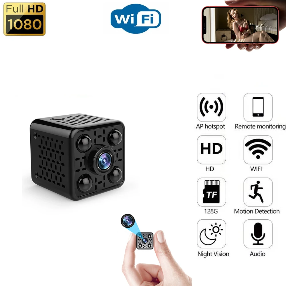 Беспроводная Wi Fi камера видеонаблюдения с датчиком движения 2 0 м HD 1080P|Камеры
