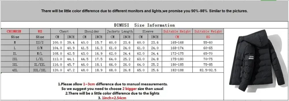 

DIMUSI Winter Men's Jackets Fashion Men Cotton Thick Warm Parkas Man Casual Outdoor Windbreaker Thermal Hooded Coats Clothing