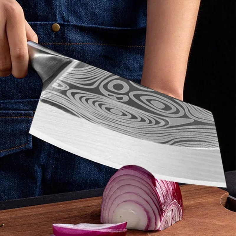 Нож из нержавеющей стали ручной работы нож мясника кованой шеф-повара сербской