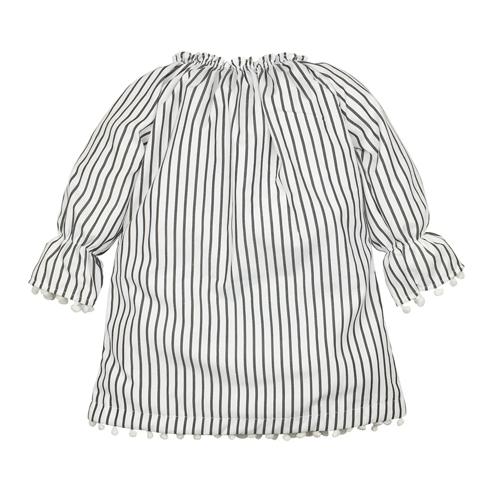 Женское рождественское платье зимнее теплое в полоску с длинным рукавом базовая