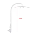 Детская семейная белая погремушка, набор кронштейнов для детской кроватки, 360 градусов, Детская музыкальная шкатулка для кроватки, 0-24 месяца