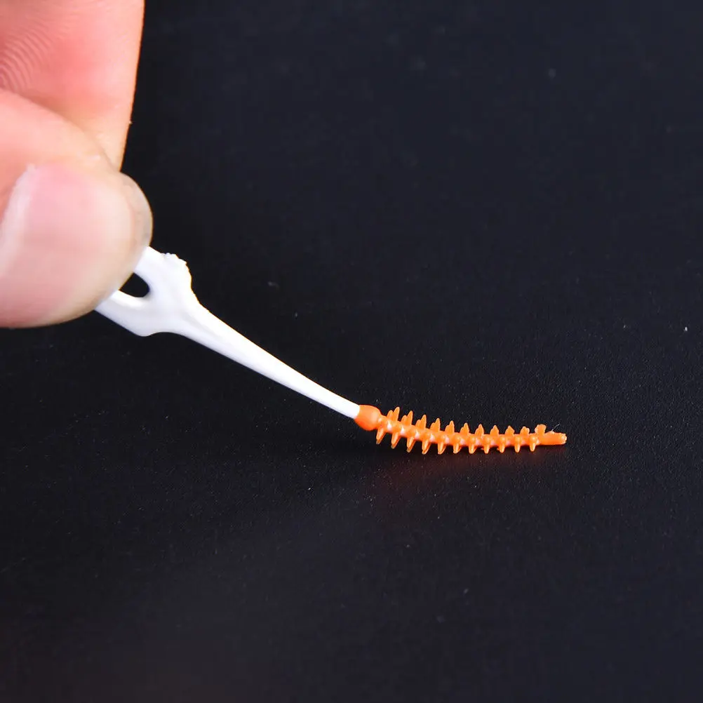 80 шт./кор. эластичный массаж десен между зубами чистка зубов шов мягкая щетка