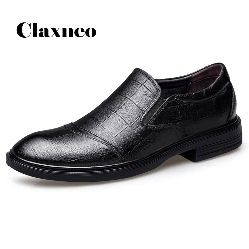 CLAXNEO человек Кожаные модельные туфли из натуральной кожи на официальное событие