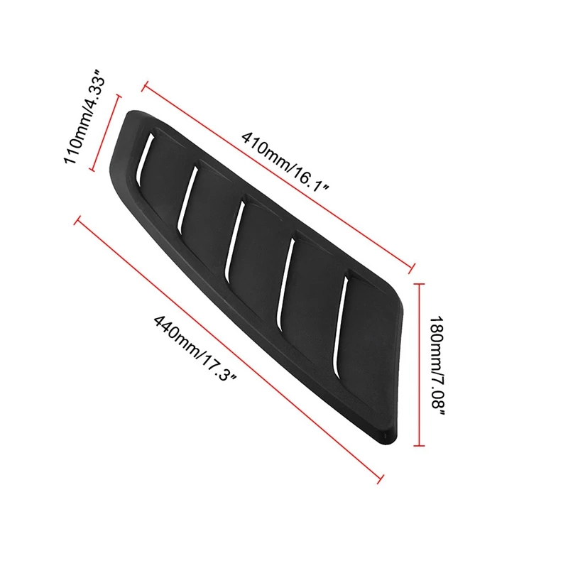 2 шт. Универсальная крышка для переднего двигателя автомобиля панель