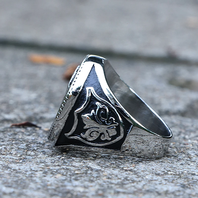 Готический славянские топор Perun байкерские мужские кольца из нержавеющей стали