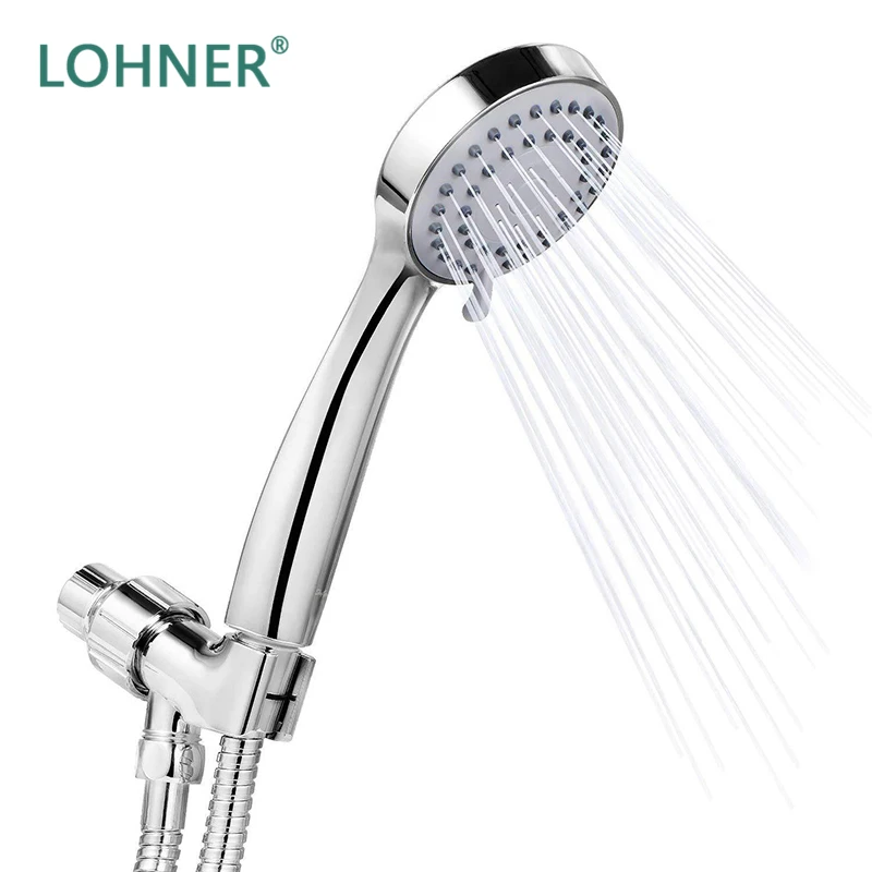 

Lohner Jet De Douche мощная Большая душевая головка высокого давления для ванной комнаты, регулируемая водосберегающая спа-душевая панель, круглая
