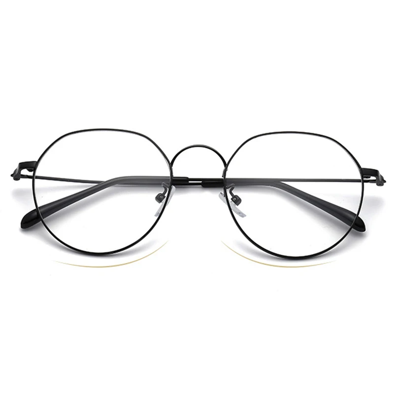 Новинка 2019 Классическая винтажная оправа для очков круглые линзы плоские