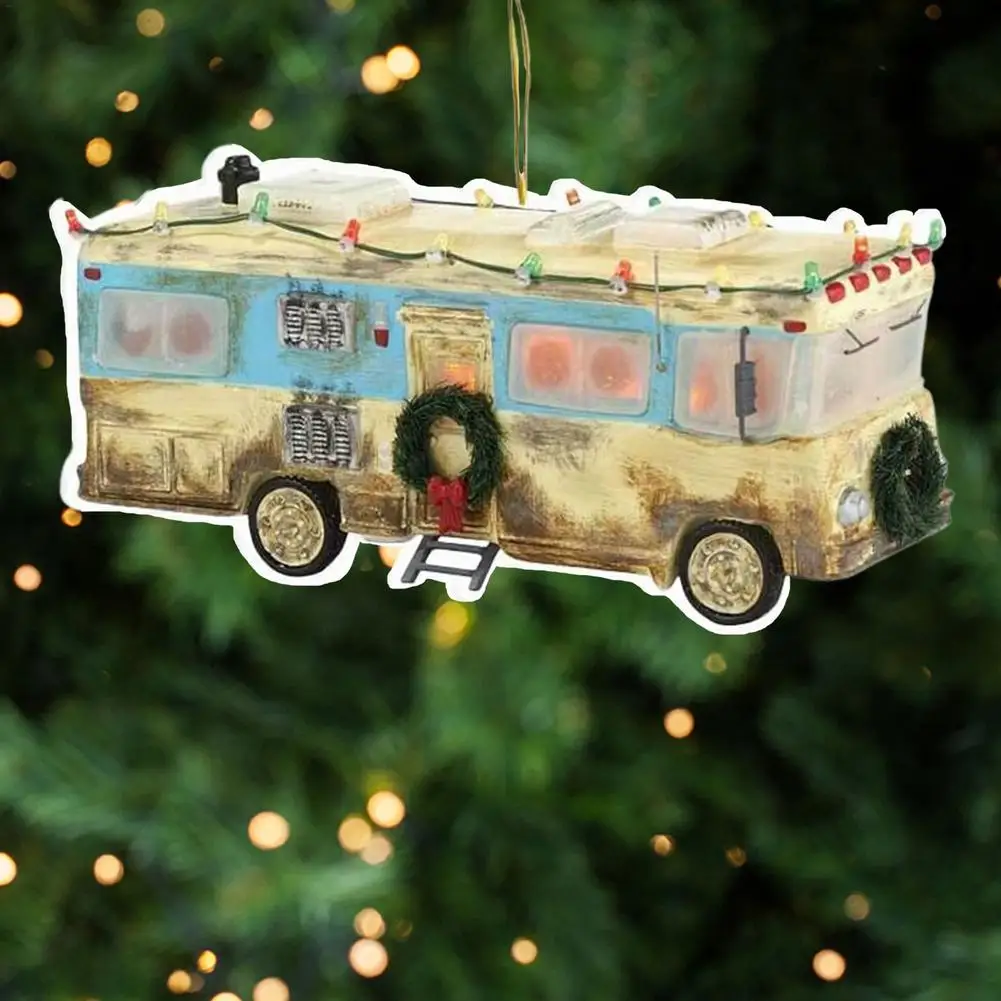 Мультяшная подвеска на рождественскую елку акриловая зимняя модель стоячий