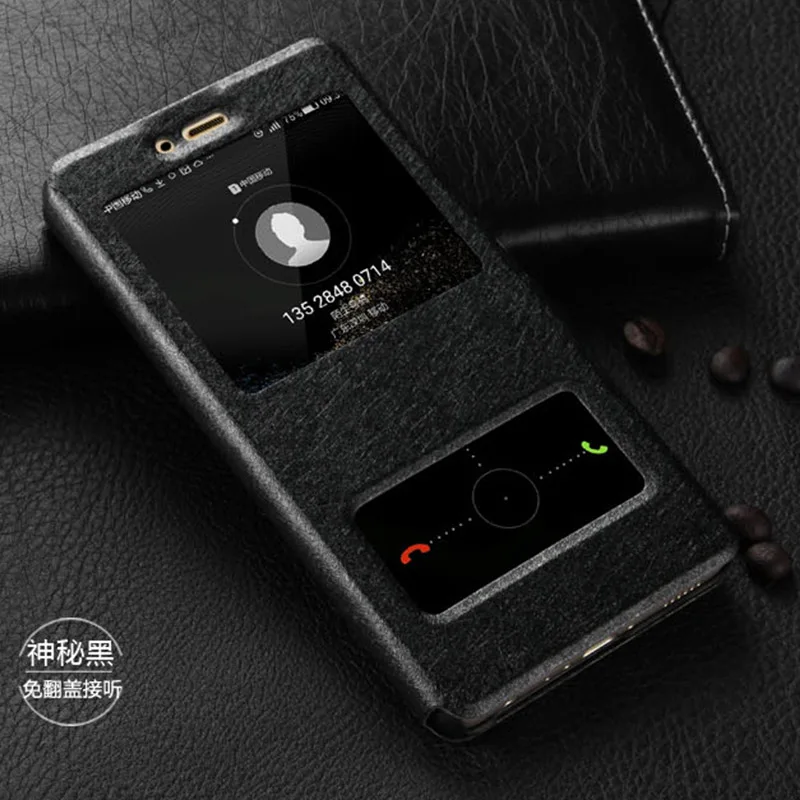 Black Шелковый чехол с узором для huawei P8 P9 P10 P20 Lite P Smart Коврики 9 10 Флип кожаный чехол для Y3 ii Y5 iii Y6 Pro Y7 - Цвет: Black