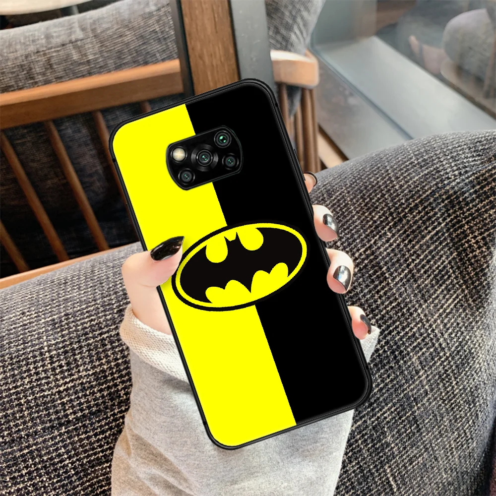 

Batmans Phone case Cover Hull For Xiaomi Mi A2 A3 8 9 9T Note 10 Se Lite Pro black Cell 3D Coque Pretty Etui Tpu Bumper Fashion