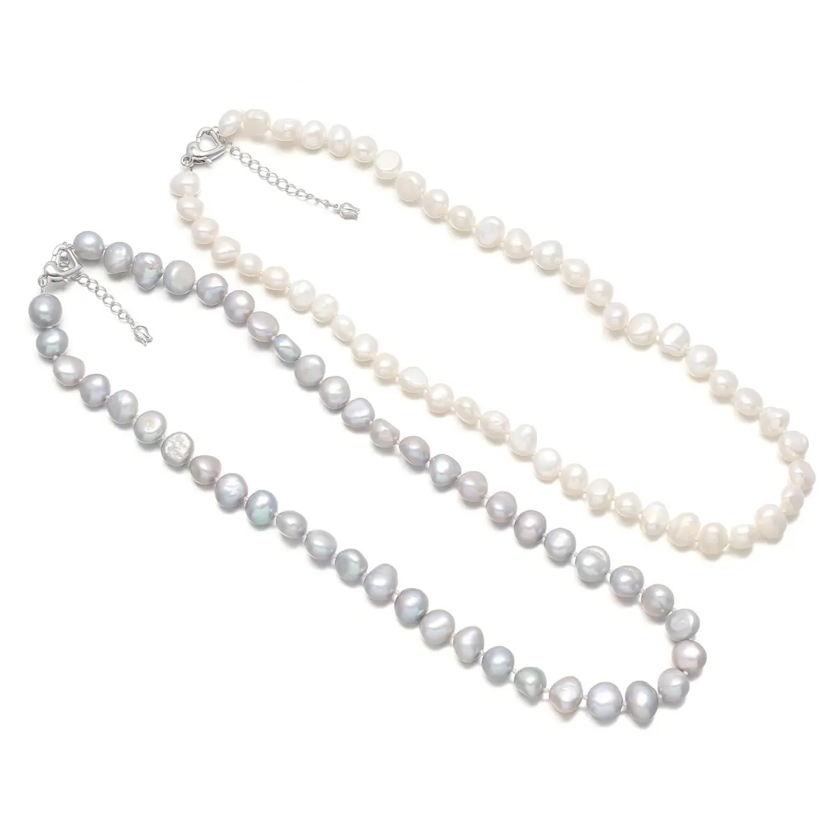 

Necklace Fashion Double-Sided Light Pearl Torque Comfortable To Wear for Mother Wife Lover Girlfriend Jewelry Gift Length 50 cm