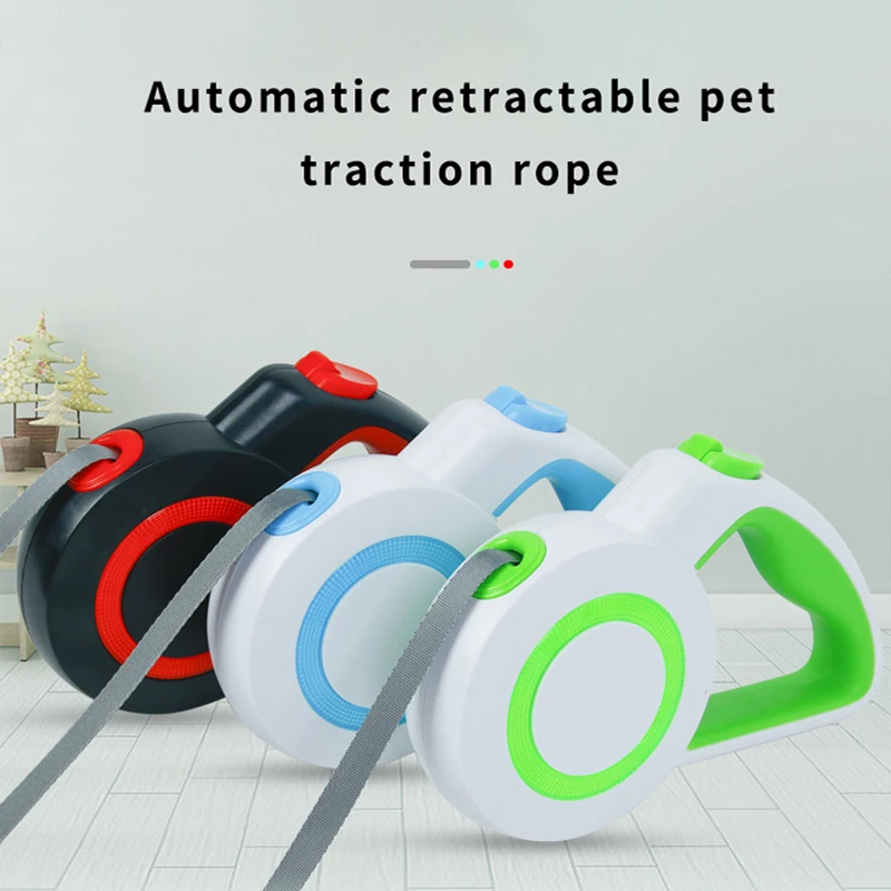 

Reflective Pet Dog Leash Automatic Retractable Traction Rope For Small Large DogsDurable Nylon Walking Leash Lead Dog Leash Rope