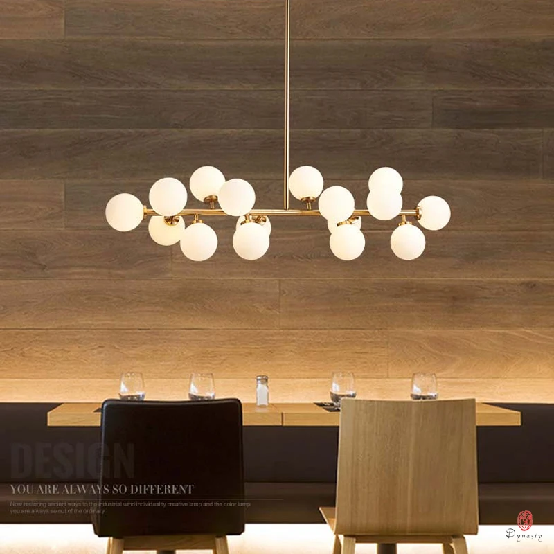 Художественная декоративная светодиодная Подвесная лампа с пузырьками