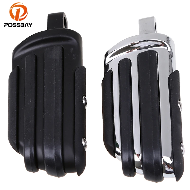 Винтажные мотоциклетные подножки POSSBAY для шоссе мотовездехода хромированные