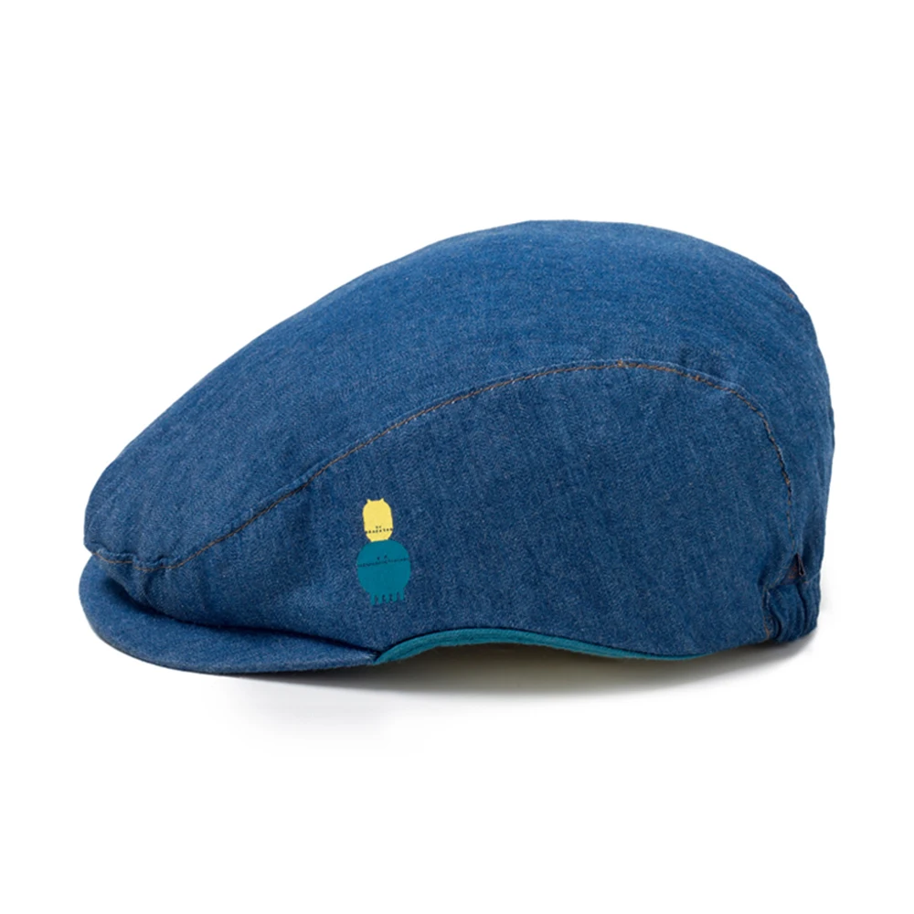 

Boys Girls Beanie Hat Cartoon Thin Beret Cute Causal Holiday Party Newborn Infant Hats Foldable Solid Color Gentleman Cap