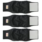 3 шт.упаковка, многоразовые моющиеся подгузники для собак