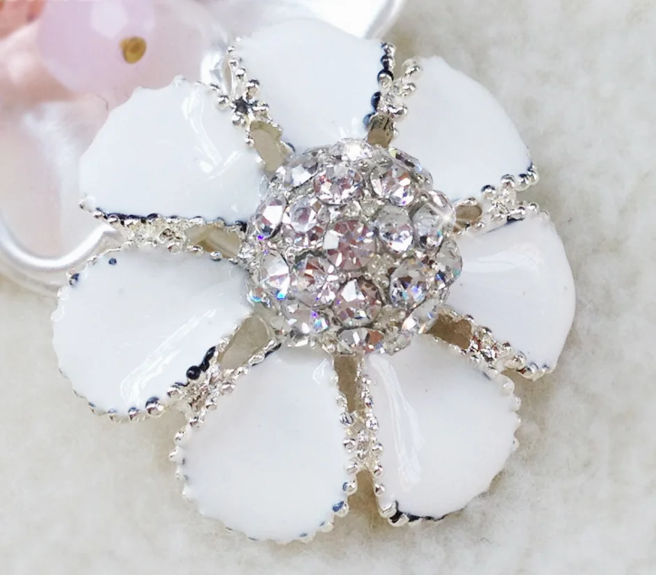 Семи лепестков цветок гвоздики водяная дрель кнопка в Корейском стиле выпечки