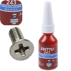 1 шт. 10 мл винтовой клей, блокирующий агент резьбы, анаэробный клей 243, клей, устойчивость к маслам, быстрое отверждение метал
