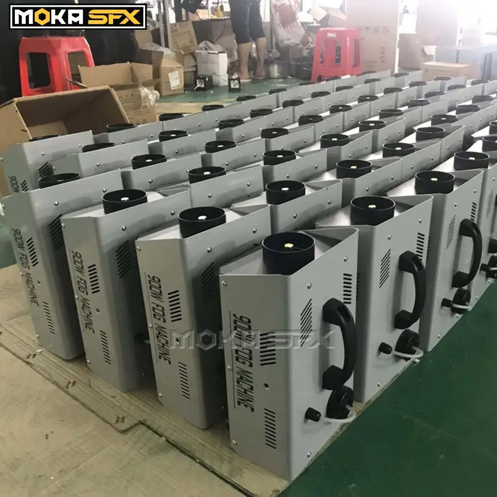 

MOKA SFX LED 900W Dj Smoke Machine Remote Party City Fog Machine Disco Fogger Stage Lighting DJ Equipment Smoke Maker