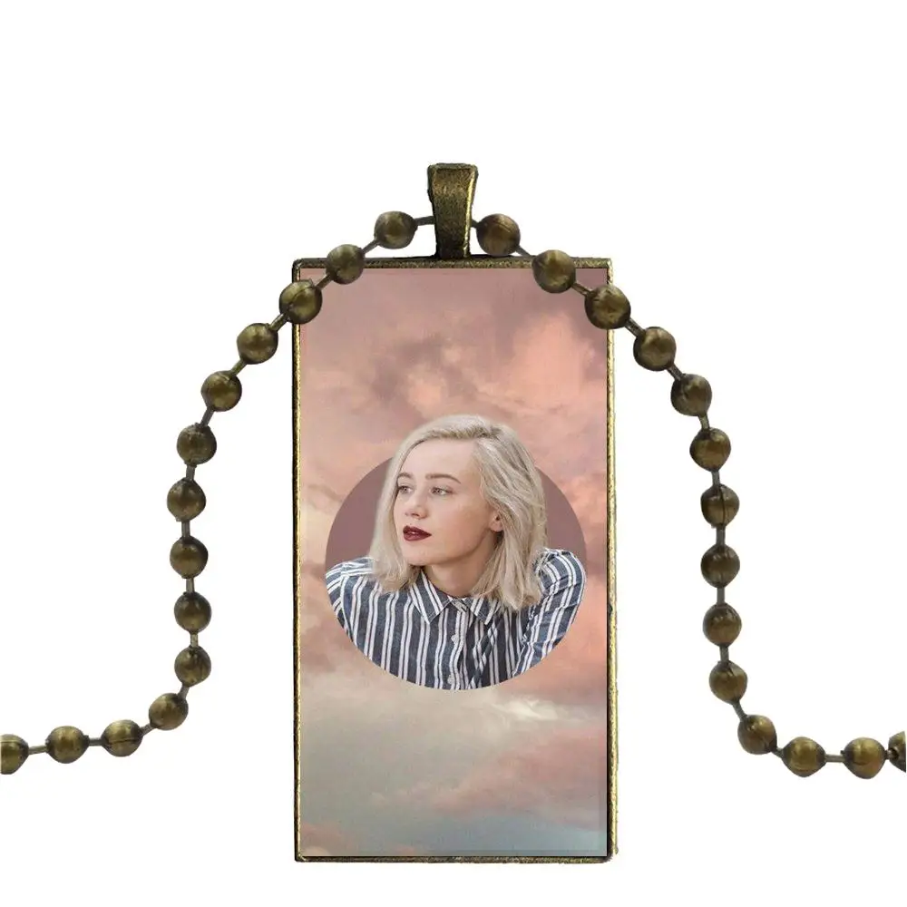 For Women Wedding Glass Cabochon Pendant Necklace Rectangle Fashion Norwegian Gay Tv Skam Noora | Украшения и аксессуары
