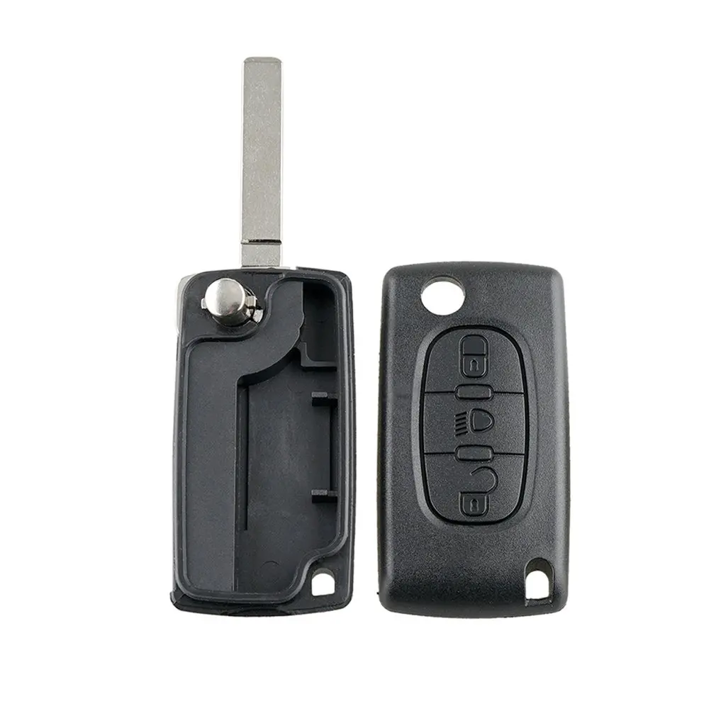 

Car Flip Key Shell 3B Ce0523 For Citroen C4 C5 C6 C8 Remote Key Cover Fob Case Shell Cover Key Protector