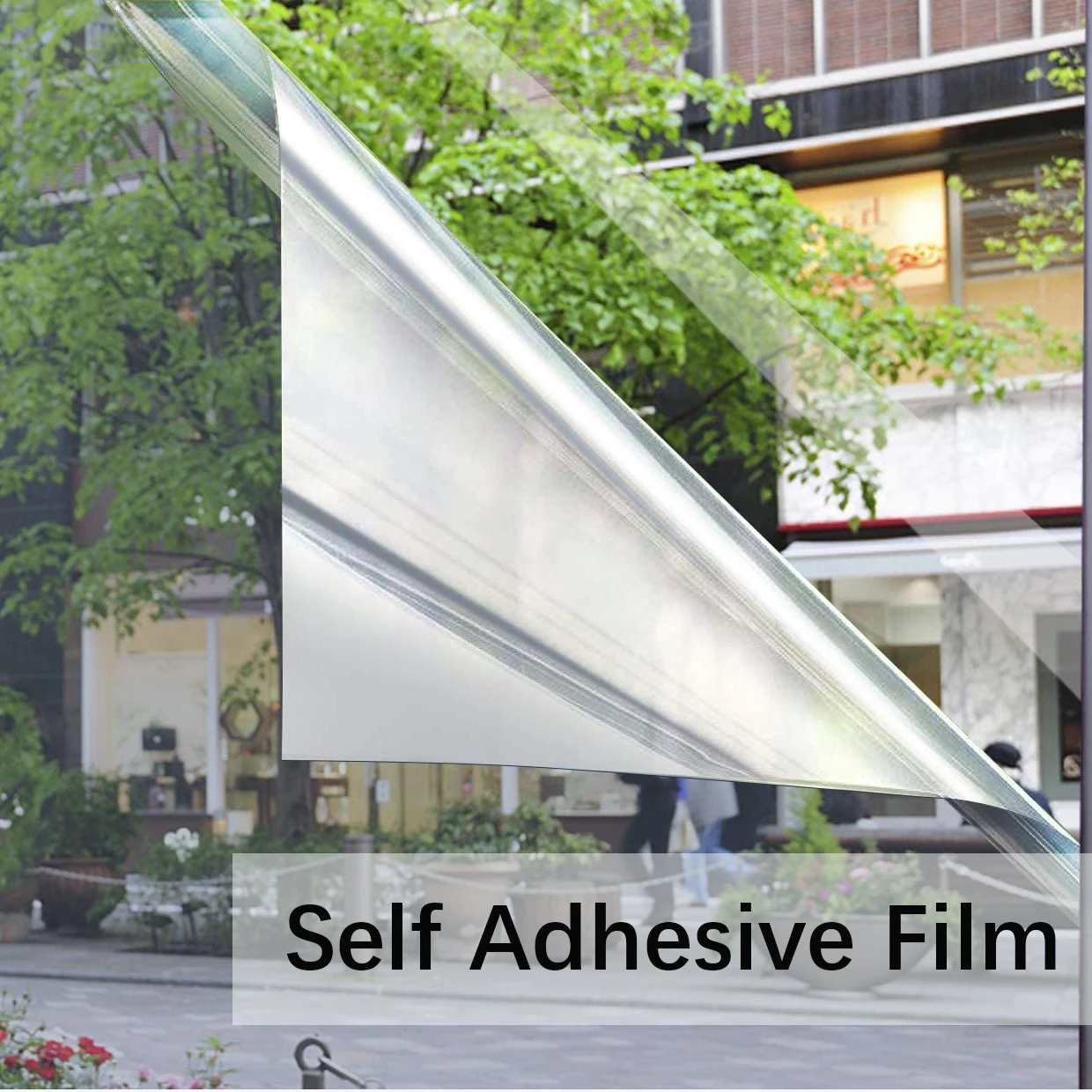 One Way Mirror Window Privacy Film UV Blocking Heat Control Self Adhesive Reflective Glass Tint for Home Kitchen Bathroom Office | Дом и сад