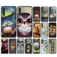 maiyaca cute owl phone case for huawei p30 40 20 10 8 9 lite pro plus psmart2019