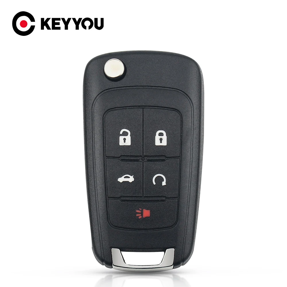 Раскладной ключ KEYYOU для автомобиля Vauxhall Opel Astra J Corsa E Insignia Zafira C 4 кнопки|Ключ от