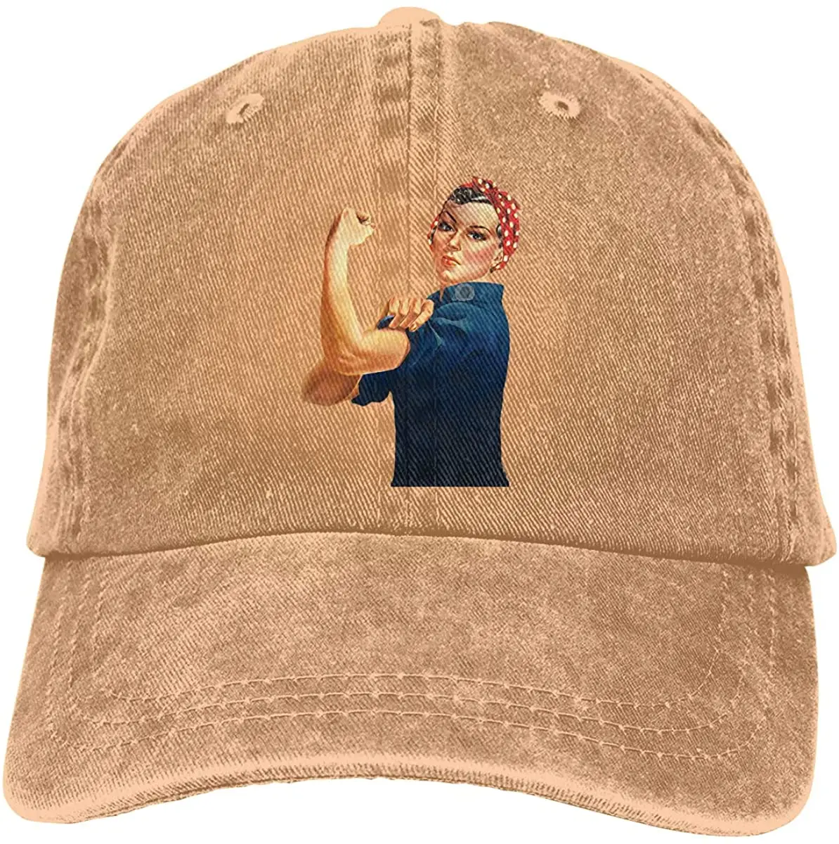 

Rosie The Riveter Adult Cowboy Hat Baseball Cap Adjustable Athletic Customized Awesome Hat