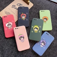 for oppo r11 r11s r11 plus r11s plus find x2 neo find x3 x3pro x3 lite casing with fruit girl pattern back cover silica gel case