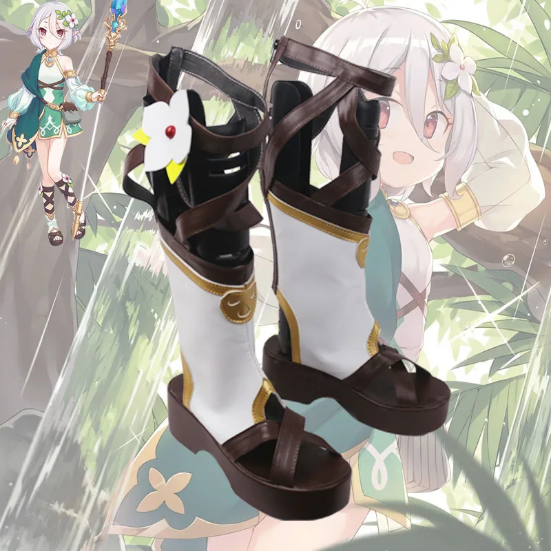 

Unisex Anime Cosplay Princess Connect! Re:Dive Natsume Kokoro Cosplay Costumes Shoes Boots Custom Made