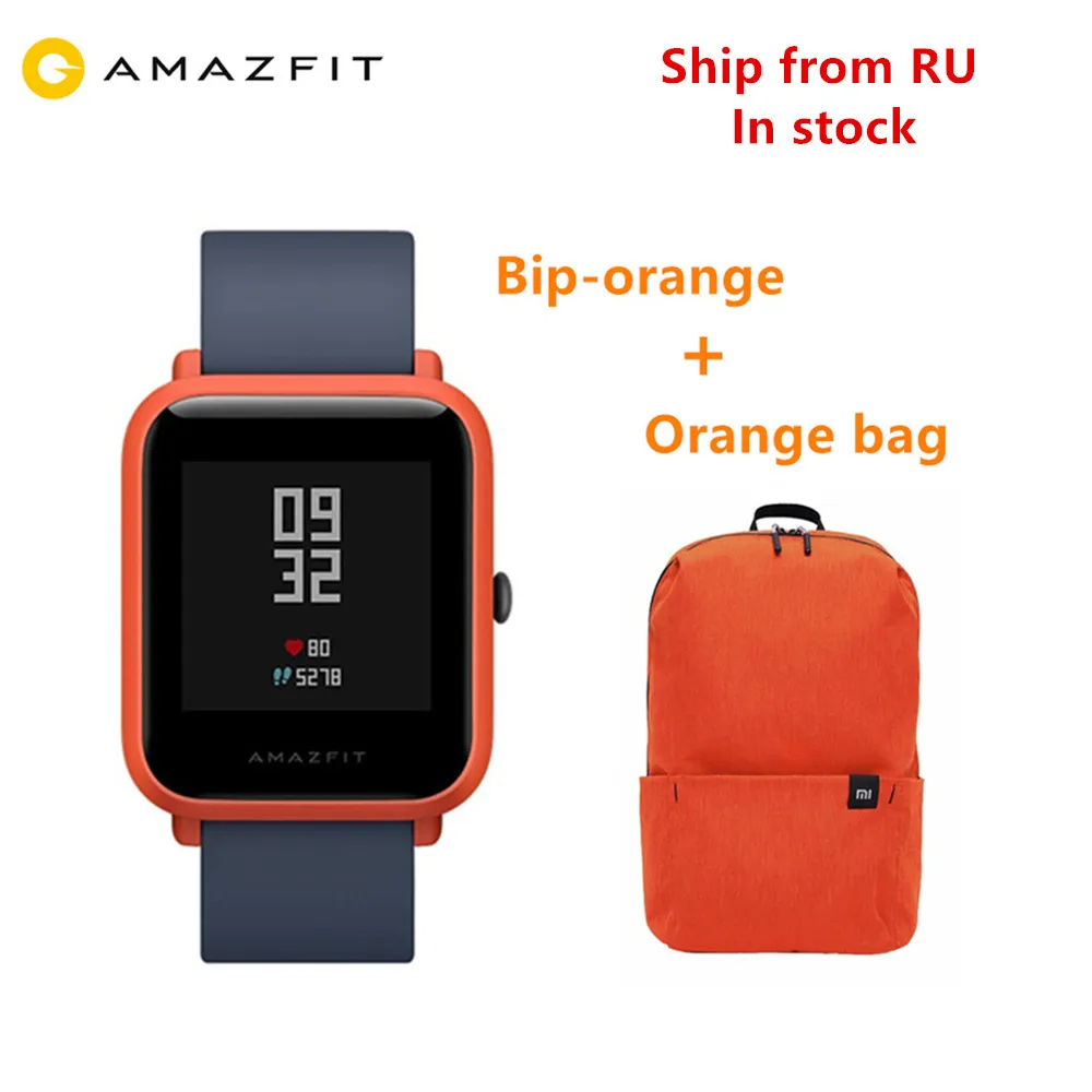 Смарт часы Amazfit Bip с GPS пульсометром и поддержкой IOS|Смарт-часы| |