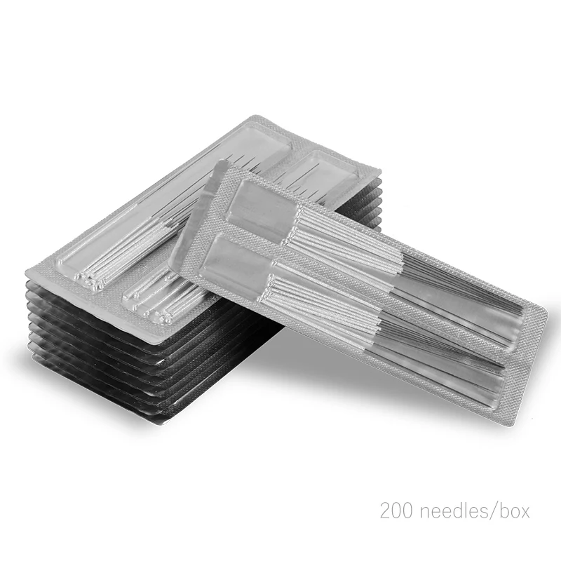 Игла для иглоукалывания с серебряной поверхностью 200 шт./Корд.|Иглоукалывание| |
