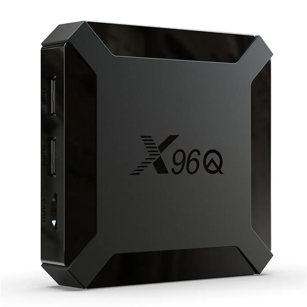 X96Q Android Smart TV устройство 10 0 Allwinner H313 четырехъядерный 1 ГБ 8 4K 3D Netflix Youtube