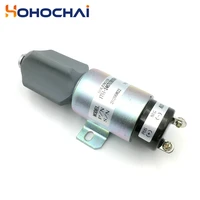 excavator flameout switch 5i 7518 applies to mitsubishi s6k engine flameout solenoid valve 1751 2467uibis5a 12v24v