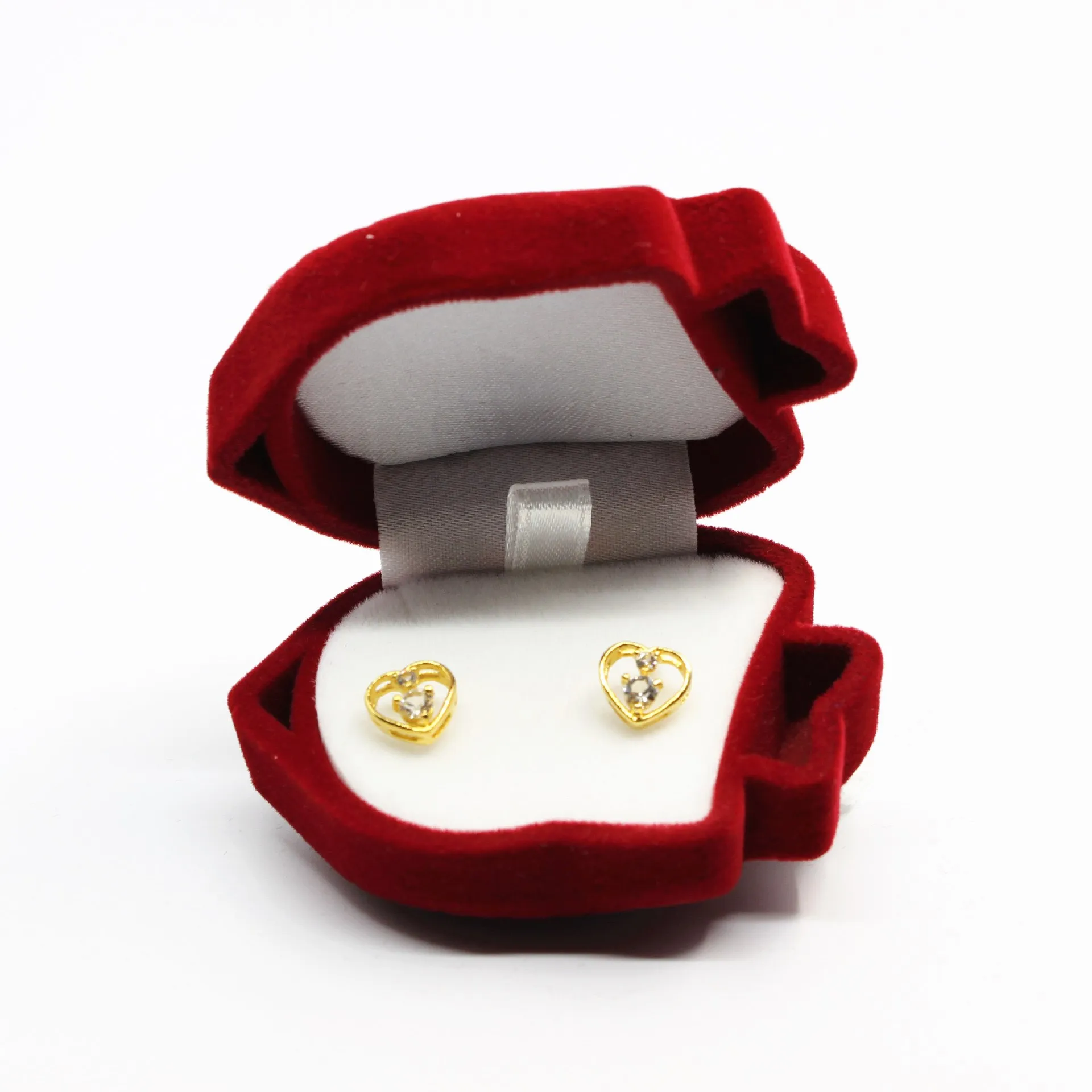 HOSENG 10Pcs Velvet Wedding Luxury Box For Women Earrings Display and Packaging Yellow Red Ocean Tropical Fish Series HS_532