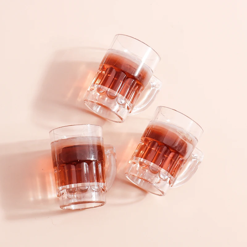 4 шт. Новые Подвески в виде чашки питьевого пива для висячих сережек брелок