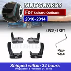 Набор автомобиля Брызговики для Subaru Outback 2010-2014 брызговики брызговик крыло брызговиков спереди и сзади для укладки волос 2011 2012 13