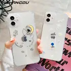 Прозрачный мягкий чехол для iPhone 13 12 Pro 13 X XS Max XR 12 SE 2020 7 8 Plus