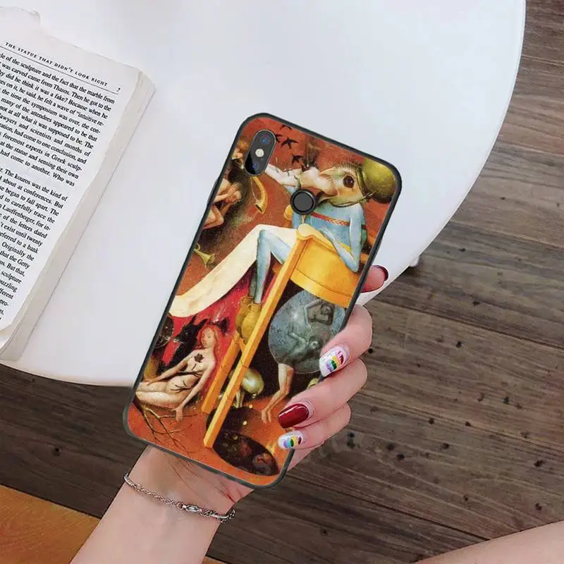 

Hieronymus Bosch art painting Phone Case For Xiaomi Redmi note 7 8 9 t max3 s 10 pro lite Luxury brand shell funda coque