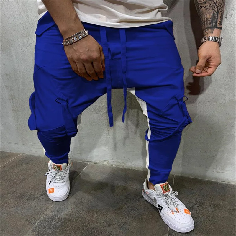 

2021 Europe And America Young Men's Spring Autumn Fashion Hip-Hop Casual Pants New