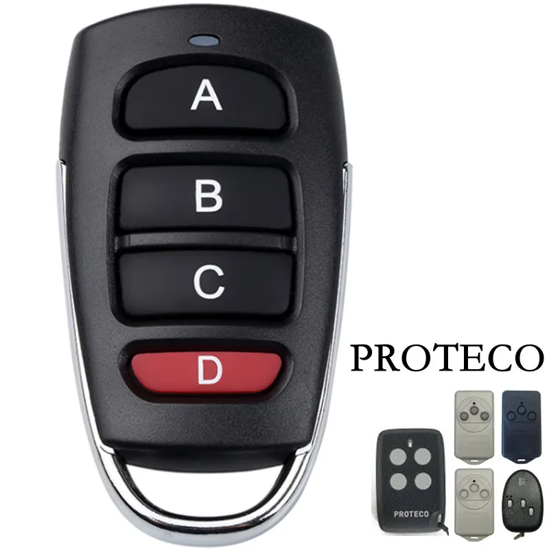 

PROTECO TX433/PTX433 405/PTX433 AZUL/TX3/HIT Garage Door Gate Remote Control 433MHz Fixed Code Transmitter Key Fob Command