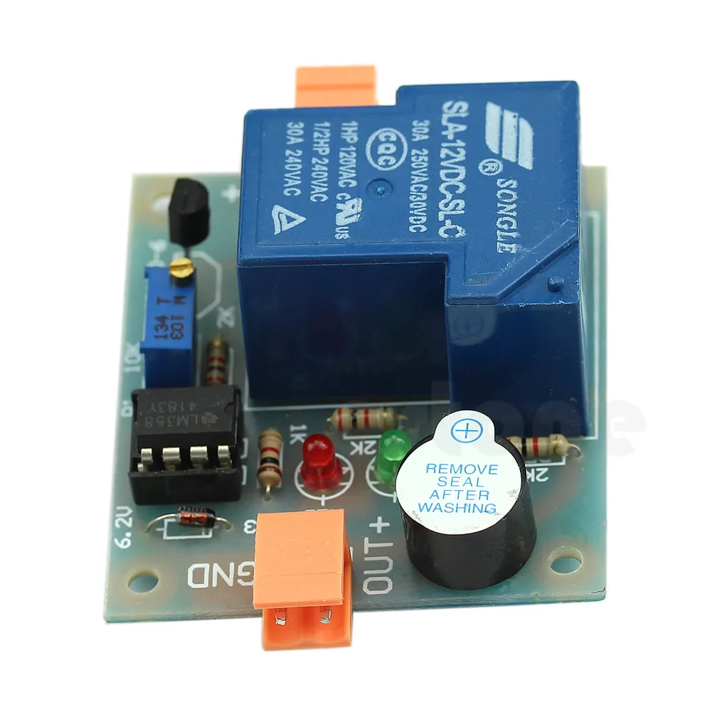 Устройство звуковой светильник лизации для предотвращения переразряда низкого