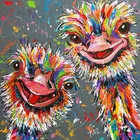 Алмазная 5D картина YNX для дома, круглая абстрактная вышивка крестиком с животными, квадратная алмазная живопись сделай сам из дракона