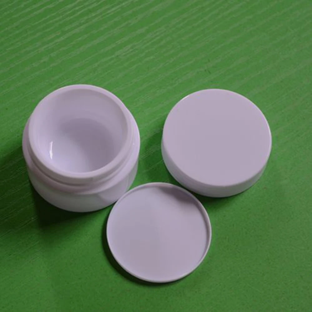 30 шт. пустой пластиковый контейнер для косметики белый образец тела упаковка